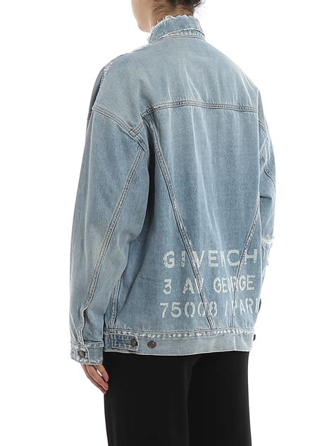 veste jean givenchy|Givenchy denim sweaters.